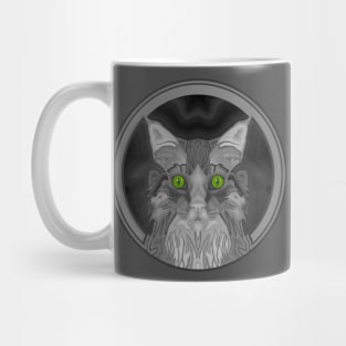 Grey cat Mug